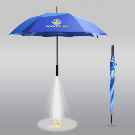 Deluxe Eight-Panel Umbrella with Projector Lamp(23")