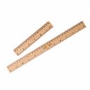 Dual Scale Wooden Ruler