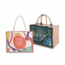 Canvas and Jute  Tote Bag