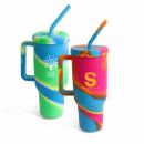 1200ml Custom Silicone Cup with Handle