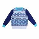 Unisex Winter Acrylic Cotton Jacquard Sweater 