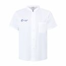 Classic Short Sleeves Single Breasted Chef Jacket