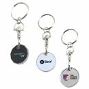 Printed Trolley Coin Keyring