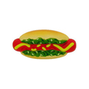 Hot Dog Shape Stress Reliever